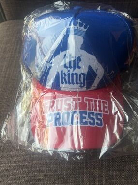 Basketball 🏀 cap 🧢 ( LeBron ) trust the process writing